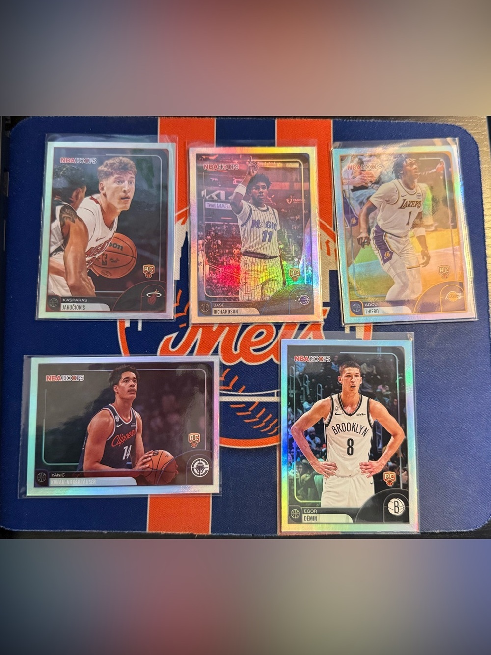 Lot Of 2025-26 Topps NBA Hoops Base RC’s